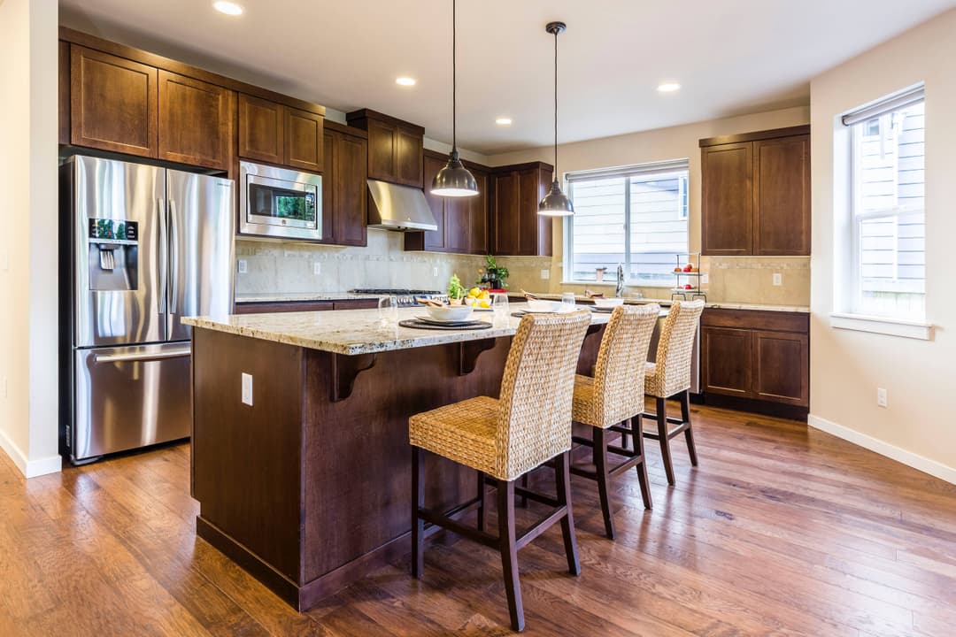 Kitchen remodeling with custom cabinetry and modern finishes
